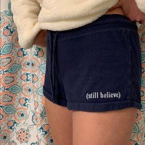(Still believe) navy booty shorts